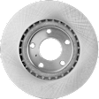 Front, Driver or Passenger Side Brake Disc, Plain Surface, Vented, 5 Lugs, Standard Brakes, Pro-Line Series