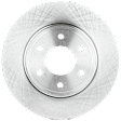 Front, Driver or Passenger Side Brake Disc, Plain Surface, Vented