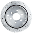2012 Nissan Frontier - Rear, Driver or Passenger Side Brake Disc, Cross-drilled and Slotted, Vented, 6 Lugs, 286 mm, 2.5L 4Cyl
