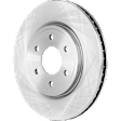 Front, Driver or Passenger Side Brake Disc, Plain Surface, Vented, 6 Lugs, 11.65 in. Disc Diameter, 3.5/3.8/4.0L Engines