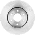 Front, Driver or Passenger Side Brake Disc, Plain Surface, Vented, 6 Lugs, 11.65 in. Disc Diameter, 3.5/3.8/4.0L Engines