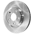 Front, Driver or Passenger Side Brake Disc, Natural Finish, Plain Surface, Vented, 5 Lugs, 295.91 mm, 2.5L, 4Cyl