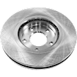 Front, Driver or Passenger Side Brake Disc, Natural Finish, Plain Surface, Vented, 5 Lugs, 295.91 mm, 2.5L, 4Cyl