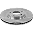 Front, Driver or Passenger Side Brake Disc, Natural Finish, Plain Surface, Vented, 5 Lugs, 295.91 mm, 2.5L, 4Cyl
