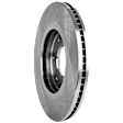 2008 Nissan Titan - Front, Driver or Passenger Side Brake Disc, Natural Finish, Plain Surface, Vented, 6 Lugs, 350.01 mm, 5.6L 8Cyl