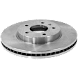 2015 Chevrolet Captiva Sport - Front, Driver or Passenger Side Brake Disc, Natural Finish, Plain Surface, Vented, 5 Lugs, 295.91 mm, 2.4L 4Cyl