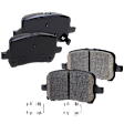 2007 Saturn Ion - Front Ceramic Brake Pad Set, 2.0L 4Cyl