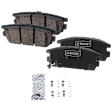 Rear Brake Pad Set, Includes Shims and Hardware