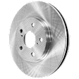 Front, Driver or Passenger Side Brake Disc, Plain Surface, Vented, 5 Lugs, 295.91 mm