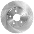Front, Driver or Passenger Side Brake Disc, Plain Surface, Vented, 5 Lugs, 295.91 mm