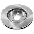 Front, Driver or Passenger Side Brake Disc, Plain Surface, Vented, 5 Lugs, 295.91 mm