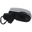Driver Side Mirror, Power Adjust, Manual Folding, Heated, Chrome, In-housing Signal Light, With memory, No Puddle Light, No Auto-Dimming, With Blind Spot Light in Housing