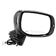 Passenger Side Mirror, Power Adjust, Manual Folding, Heated, Chrome, In-housing Signal Light, With memory, No Puddle Light, No Auto-Dimming, With Blind Spot Light in Housing