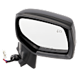 Passenger Side Mirror, Power Adjust, Manual Folding, Heated, Paintable, No Signal Light, No Memory, No Puddle Light, No Auto-Dimming, No Blind Spot Feature