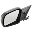 Driver Side Mirror, Power Adjust, Manual Folding, Heated, Textured Black, No Signal Light, No Memory, No Puddle Light, No Auto-Dimming, No Blind Spot Feature