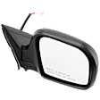 Passenger Side Mirror, Power Adjust, Manual Folding, Heated, Textured Black, No Signal Light, No Memory, No Puddle Light, No Auto-Dimming, No Blind Spot Feature