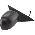 Passenger Side Mirror, Power Adjust, Manual Folding, Heated, Textured Black, No Signal Light, No Memory, No Puddle Light, No Auto-Dimming, No Blind Spot Feature