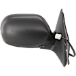 Passenger Side Mirror, Power Adjust, Manual Folding, Heated, Textured Black, No Signal Light, No Memory, No Puddle Light, No Auto-Dimming, No Blind Spot Feature