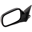 Driver Side Mirror, Power Adjust, Non-Heated, Manual Folding, Paintable, No Signal Light, No Memory, No Puddle Light, No Auto-Dim, No Blind Spot Feature