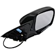 Passenger Side Mirror, Power Adjust, Manual Folding, Non-Heated, Paintable, No Signal Light, No Memory, No Puddle Light, No Auto-Dimming, No Blind Spot Feature