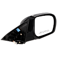Passenger Side Mirror, Power Adjust, Manual Folding, Heated, Paintable, No Signal Light, No Memory, No Puddle Light, No Auto-Dimming, No Blind Spot Feature