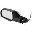 Driver Side Mirror, Power Adjust, Non-Heated, Manual Folding, With 1 Paintable and 1 Textured Black Cap, No Signal Light, No Memory, No Puddle Light, No Auto-Dim, No Blind Spot Feature