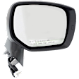 Passenger Side Mirror, Power Adjust, Manual Folding, Heated, Paintable, In-housing Signal Light, No Memory, No Puddle Light, No Auto-Dimming, No Blind Spot Feature