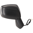 Passenger Side Mirror, Power Adjust, Heated, Manual Folding, With 1 Paintable and 1 Textured Black Cap, No Signal Light, No Memory, No Puddle Light, No Auto-Dim, No Blind Spot Feature