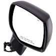 Passenger Side Mirror, Power Adjust, Heated, Manual Folding, With 1 Paintable and 1 Textured Black Cap, No Signal Light, No Memory, No Puddle Light, No Auto-Dim, No Blind Spot Feature