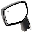 Driver Side Mirror, Power Adjust, Manual Folding, Heated, Paintable, No Signal Light, No Memory, No Puddle Light, No Auto-Dimming, No Blind Spot Feature
