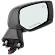 Passenger Side Mirror, Power Adjust, Manual Folding, Heated, Paintable, No Signal Light, No Memory, No Puddle Light, No Auto-Dimming, No Blind Spot Feature