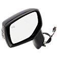 Driver Side Mirror, Power Adjust, Manual Folding, Heated, Paintable, In-housing Signal Light, No Memory, No Puddle Light, No Auto-Dimming, No Blind Spot Feature