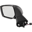 Driver Side Mirror, Power Adjust, Manual Folding, Heated, Paintable, In-housing Signal Light, No Memory, No Puddle Light, No Auto-Dimming, No Blind Spot Feature