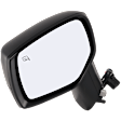 Driver Side Mirror, Power Adjust, Manual Folding, Heated, Textured Black, No Signal Light, No Memory, No Puddle Light, No Auto-Dimming, No Blind Spot Feature
