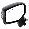 Driver Side Mirror, Power Adjust, Manual Folding, Heated, Paintable, In-housing Signal Light, No Memory, No Puddle Light, No Auto-Dimming, With Blind Spot Detection in Glass