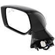 Driver Side Mirror, Power Adjust, Manual Folding, Heated, Paintable, In-housing Signal Light, No Memory, No Puddle Light, No Auto-Dimming, With Blind Spot Detection in Glass