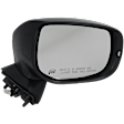 Passenger Side Mirror, Power Adjust, Manual Folding, Heated, Paintable, In-housing Signal Light, No Memory, No Puddle Light, No Auto-Dimming, No Blind Spot Feature