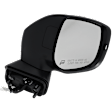 Passenger Side Mirror, Power Adjust, Manual Folding, Heated, Paintable, In-housing Signal Light, No Memory, No Puddle Light, No Auto-Dimming, No Blind Spot Feature