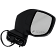 Passenger Side Mirror, Power Adjust, Manual Folding, Heated, Paintable, No Signal Light, No Memory, No Puddle Light, No Auto-Dimming, No Blind Spot Feature