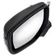 Driver Side Mirror, Power Adjust, Manual Folding, Heated, Chrome, In-Housing Signal Light, With Memory, No Puddle Light, No Auto-Dimming, No Blind Spot Feature