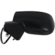 Driver Side Mirror, Power Adjust, Non-Heated, Manual Folding, Textured Black, No Signal Light, No Memory, No Puddle Light, No Auto-Dim, No Blind Spot Feature