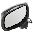 Driver Side Mirror, Power Adjust, Heated, Manual Folding, Paintable, No Signal Light, No Memory, No Puddle Light, No Auto-Dim, No Blind Spot Feature