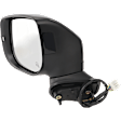 Driver Side Mirror, Power Adjust, Heated, Manual Folding, Paintable, In-housing Signal Light, No Memory, No Puddle Light, No Auto-Dim, No Blind Spot Feature