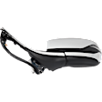 Driver Side Mirror, Power Adjust, Power Folding, Heated, Chrome, In-Housing Signal Light, With Memory, No Puddle Light, No Auto-Dimming, With Blind Spot Detection in Glass