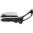 Passenger Side Mirror, Power Adjust, Power Folding, Heated, Chrome, In-Housing Signal Light, With Memory, No Puddle Light, No Auto-Dimming, With Blind Spot Detection in Glass