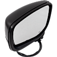 Driver Side Mirror, Power Adjust, Heated, Manual Folding, Paintable, No Signal Light, No Memory, No Puddle Light, No Auto-Dim, With Blind Spot Detection in Glass