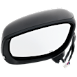 Driver Side Mirror, Power Adjust, Heated, Manual Folding, Paintable, In-housing Signal Light, No Memory, No Puddle Light, No Auto-Dim, With Blind Spot Light in Housing
