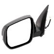 2013 Suzuki Grand Vitara - Driver Side Mirror, Power Adjust, Non-Heated, Paintable, Manual Folding, In-housing Signal Light, No Blind Spot Feature, Without Memory Recall, No Puddle Light, No Auto-Dimming, RWD