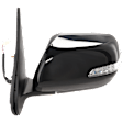 2013 Suzuki Grand Vitara - Driver Side Mirror, Power Adjust, Non-Heated, Paintable, Manual Folding, In-housing Signal Light, No Blind Spot Feature, Without Memory Recall, No Puddle Light, No Auto-Dimming, RWD