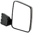 1995 Suzuki Samurai - Driver Side Mirror, Manual Adjust, Non-Heated, Textured Black, Manual Folding, No Signal Light, No Blind Spot Feature, No Memory, No Puddle Light, No Auto-Dimming